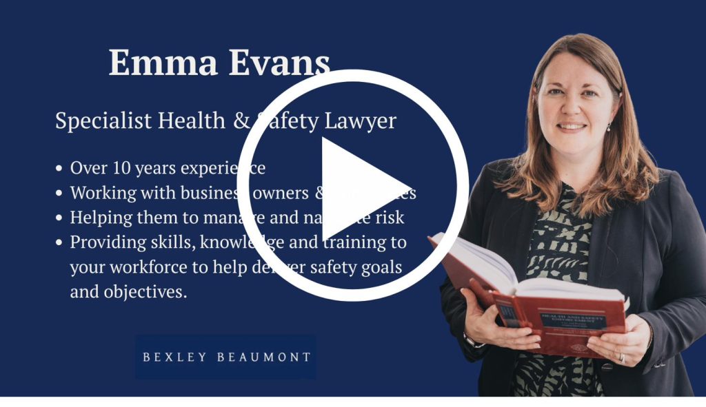 Emma Evans, specialist health and safety lawyer